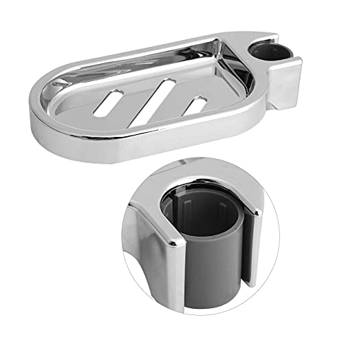 Seifenablage Ohne Bohren FüR Bad, Verstellbarer Seifenschalen Seifenschalenhalter Seifenschalen Dusche FüR Duschstange Praktisches Bad Gadget FüR KüChe, Bad, Hotel, 25mm, Silber von Hancend