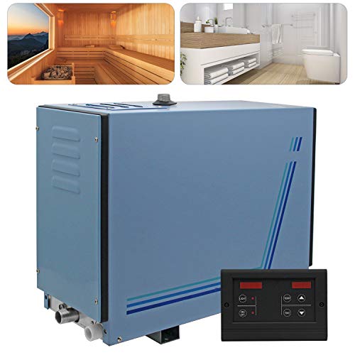 Hanchen Dampferzeuger für Sauna 4,5~18KW Türkische Badedusche mit digitaler Reglertemur und Einstellbarer Zeit 35-55℃ 10min-8h 220V/380V CEperat (12kW 380V) von Hanchen