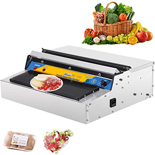 Hanchen Frischhaltefolie Verpackungsmaschine für Markt oder Obst-, Gemüseladen, elektrischer Folienspender und Lebensmittel Verpackungsgerät 2 in 1. von Hanchen