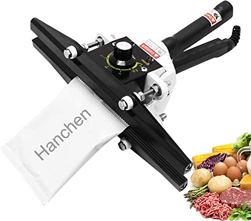 Hanchen Heißsiegelgerät 200mm/7.8inch Heißsiegelmaschine 300W Impulse Heat Sealer für Mylar Beutel Kraftpapier Beutel PP/PE Folien 220V von Hanchen