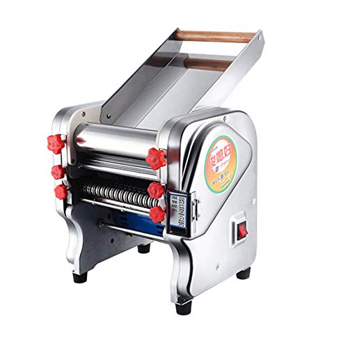 Hanchen elektrische Nudelmaschine automatischer Nudelschneider Edelstahl Pastamaschine Nudel Zubehör 550W | einstellbare Dicke und Breite | Spaghetti Fettuccine Pappardelle von Hanchen