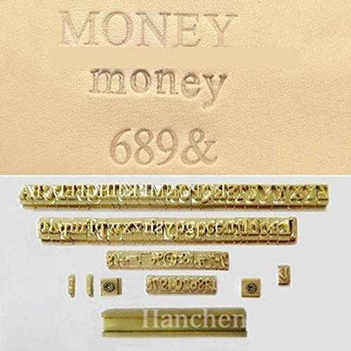 Kupfer Messing Stamping Flexibler Buchstaben Zahlen Alphabet Symbole Zeichen Formen CNC Gravur Formen für Heißfolienprägung Maschine (Zeit New Roman, Spirale Typ) von Hanchen