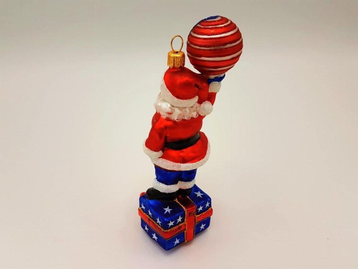 Hanco Design Christbaumschmuck Weihnachtsmann auf Paket - Weihnachtsmann - 1 Stück (1-tlg) Hanco Design Christbaumschmuck Weihnachtsmann auf Paket - Weihnachtsmann - 1 Stück (1-tlg) von Hanco Design