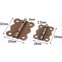10 Stück Bronze Schmetterling Scharniere Box Scharnier Metallscharniere Schmuck Dose Unterstützung Möbel Machen Hardware von HandCraftCP