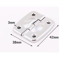 6Pcs Box Scharnier Silber Scharniere 38 Mm 42 Metall-Box Schmuck Dose Unterstützung Möbel Machen Hardware von HandCraftCP