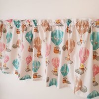 Gardine Fürs Kinderzimmer Mit Ballon Motiv von HandGemachtShop