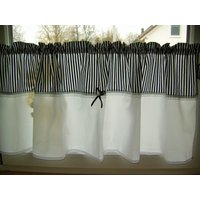 Gardine Schwarz Weiß Skandinavisch Maßgardinen Gardine Schwarz Weiß Skandinavisch Maßgardinen von HandGemachtShop