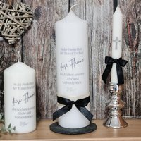 Gedenkkerze Mit Herzlicher Botschaft von HandMakeCandle