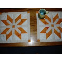 Großes Tischset 2Er Set - Gold Tischdeko Einweihungsgeschenk Lehrer Geschenk Großes Tischset 2Er Set - Gold Tischdeko Einweihungsgeschenk Lehrer Geschenk von HandSewnByPeggy