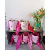Personalisierter Osterkorb, Osterkörbchen, Dekokorb, Ostern, Hase, Deko, Osterhase von Handandlovemade