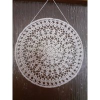 Gehäkeltes Fensterbild 30 cm + Kleines Gratis von Handarbeitstraum