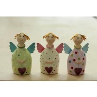 3Er Set Schutzengel von HandartbeitMuc