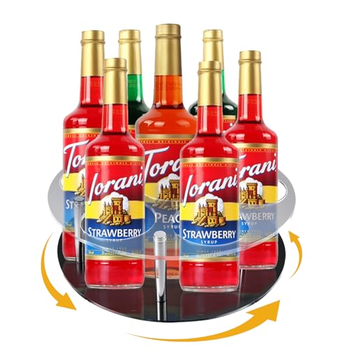 Handbanary Kaffeesirup-Organizer, drehbares Kaffeesirup-Gestell von Handbanary