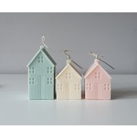 Handgemachte Haus Kerzen Set Soja Wachs Wohn Dekor Geschenk Handgemachte Haus Kerzen Set Soja Wachs Wohn Dekor Geschenk von Handcraffiti