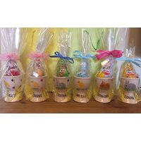 Eierbecher Als Ostergeschenk.kinder Eierbecher.hase, Küken, Polka Dot von HandedOnAPlate