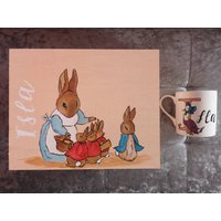 Zur Taufe/Neue Baby-Geschenk. Speicher-Schatulle. Beatrix Potter von HandedOnAPlate