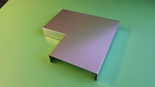 Ecke 90° Mauerabdeckung Attika Aluminium Natur 0,8 mm Zuschnitt 33 cm (klein) von Handel Hoffmann