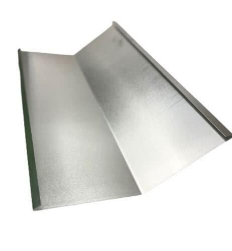 Kehlblech 1 m lang Aluminium Natur 0,8 mm (mittel-Zuschnitt 40 cm) von Handel Hoffmann