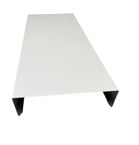 Handel Hoffmann Aluminium-Mauerabdeckung 1 m lang, 0,8 mm stark, Weiß RAL 9010, Abdeckung von Handel Hoffmann