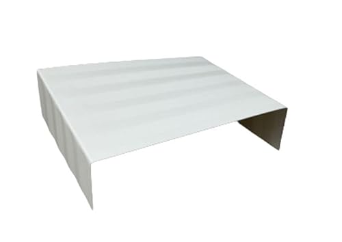 Mauerabdeckung Attika Blech UDS Verbinder Verbindungstück (Weiß, Zuschnitt 33 cm) von Handel Hoffmann