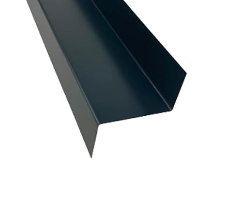 Z Profil Z Winkel 2 m Abdeckprofil Stufenprofil (Alu anthrazit RAL 7016, A=40 B= 70 C=40 mm) von Handel Hoffmann