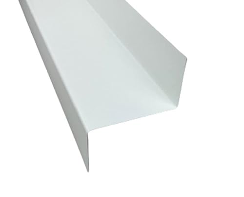 Z Profil Z Winkel 2 m Abdeckprofil Stufenprofil (Alu weiß RAL 9010, A=30 B=90 C=30 mm) von Handel Hoffmann
