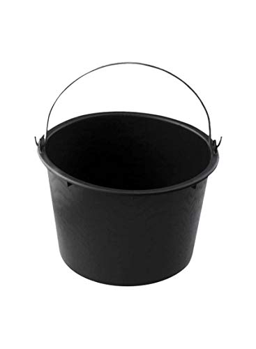 10 x Handelskönig Baueimer 5 l Mörteleimer Eimer Wassereimer Behälter schwarz Kübel Wanne Maurereimer 10er Set 10 x Handelskönig Baueimer 5 l Mörteleimer Eimer Wassereimer Behälter schwarz Kübel Wanne Maurereimer 10er Set von Handelskönig