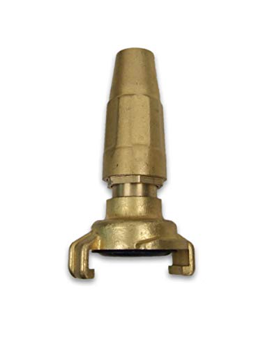 10 x Handelskönig Messing-Spritze 3/4" Zoll Spritzdüse Schnellkupplung Düse Schlauchkupplung GEKA Metallspritzdüse Metallspritze von Handelskönig