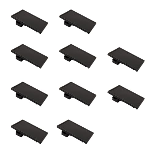 10x Handelskönig Endkappe für Montageschiene "Black" - Schützende Abschlusskappe für Solarschienen aus UV- beständigem Kunststoff von Handelskönig