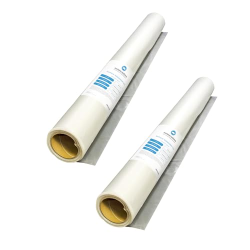 2 Rollen Handelskönig Baufolie 2 m x 50 m 50 my transparent TYP 50 Folie Abdeckfolie 50 my Baufolie Folie Schutzfolie Abdeckfolie Plane Abdeckplane von Handelskönig