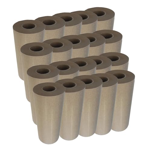 20 x Handelskönig Abdeckpapier für Handabroller 300 mm x 50 m Abdeckpapier Abdeckrolle Papierrolle Papierabdeckung Maskerrolle Schutzband Handabroller von Handelskönig