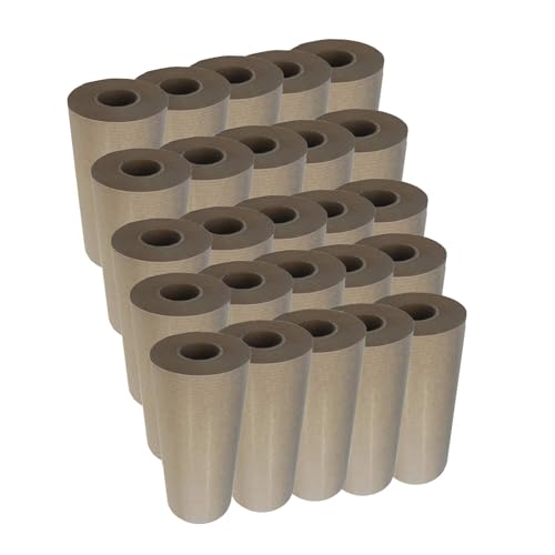 25 x Handelskönig Abdeckpapier für Handabroller 225 mm x 50 m Abdeckpapier Abdeckrolle Papierrolle Papierabdeckung Maskerrolle Schutzband Handabroller von Handelskönig