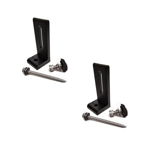 2x Handelskönig L-Winkel für Montageschiene "Black" 90° L-Montagewinkel zur Befestigung für PV Modul Halterung Schiene Solar robuster Befestigungswinkel aus Aluminium 2x Handelskönig L-Winkel für Montageschiene "Black" 90° L-Montagewinkel zur Befestigung für PV Modul Halterung Schiene Solar robuster Befestigungswinkel aus Aluminium von Handelskönig