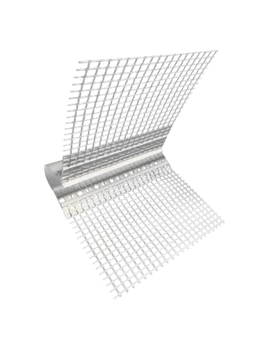 5x Handelskönig Dehnfugenprofil "V-Form" 90° je 200 cm = 10 m Putzprofil Fassade mit Gewebe WDVS von Handelskönig