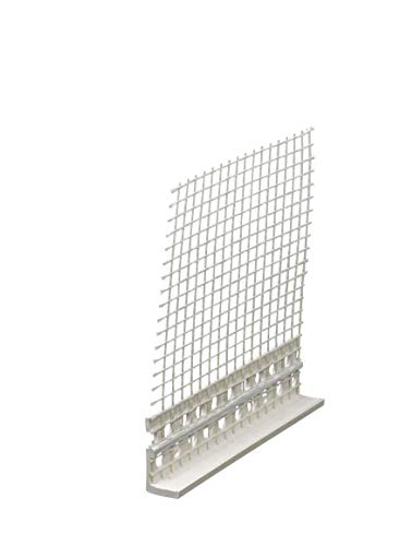 50 x Handelskönig PVC Abschlussprofil 10 mm je 200 cm = 100 m Putzabschluss Putz Abschluss Kantenprofil Fassade Dämmung von Handelskönig