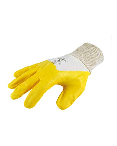 Arbeitshandschuh Nitril Hobby Gr. 10 (XL) Nitril arbeitshandschuhe Handschuhe Strickbund von Handelskönig