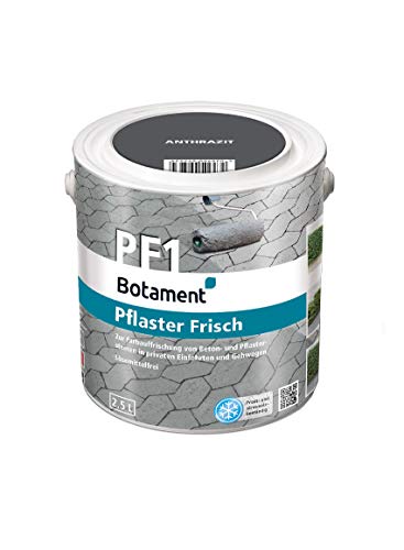 Botament Pflaster Frisch Betonlasur anthrazit 2,5 l Pflasterfrisch Lasur Bodenfarbe Farbauffrischung außen Betonfarbe für Pflastersteine Botament Pflaster Frisch Betonlasur anthrazit 2,5 l Pflasterfrisch Lasur Bodenfarbe Farbauffrischung außen Betonfarbe für Pflastersteine von Handelskönig