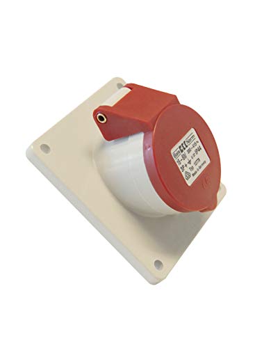 CEE-Anbausteckdose 16 A 4-polig Anbausteckdose Steckdose Stecker Anbaudose CEE-Anbausteckdose 16 A 4-polig Anbausteckdose Steckdose Stecker Anbaudose von Handelskönig