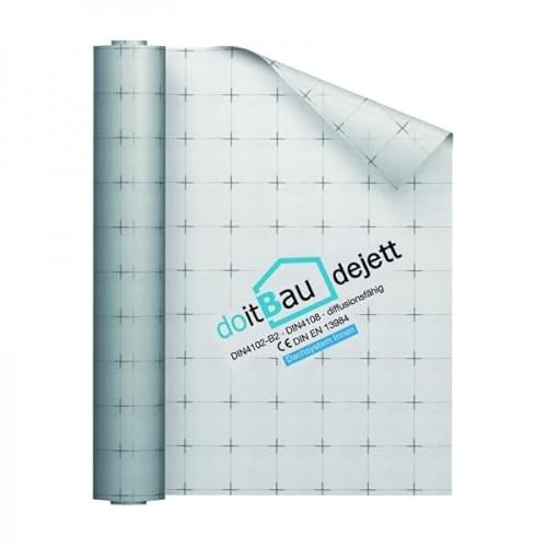 Dampfbremsfolie dejett 2-1,5 m x 50 m Dampfbremse Dampfbremsbahn Dachbahn Innenausbau atmungsaktiv Vlies 95 g/m² Dampfbremsfolie dejett 2-1,5 m x 50 m Dampfbremse Dampfbremsbahn Dachbahn Innenausbau atmungsaktiv Vlies 95 g/m² von Handelskönig