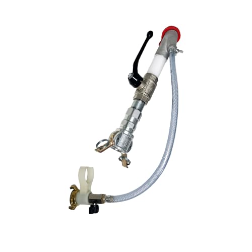 Handelskönig Drehbares Feinputzgerät mit Kugelhahn 250 mm Spritze Spritzgerät Putzmaschine Feinputz Gips Spachtel Spachtelmasse von Handelskönig