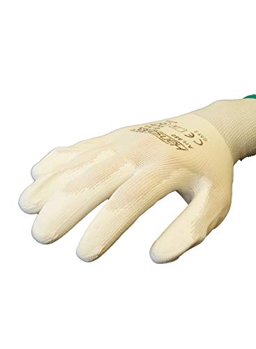 Feinstrickhandschuh weiß Gr. 10 (XL) Nylon arbeitshandschuhe Feinstrick Handschuhe von Handelskönig