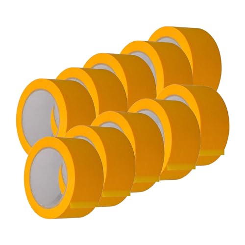 Handelskönig 10x Fineline-Tape UV 60 50 mm x 50 m Klebeband Kreppband Finelineband Tape Tapeband Goldband UV 60 Washi-Tape von Handelskönig