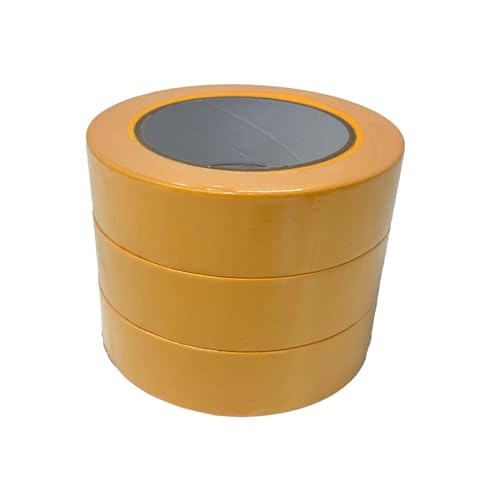 Handelskönig 3x Goldband Malerkrepp Kreppband Malerband 30 mm x 50m Abdeckband Malertape Klebeband Washi Tape Gold Papiertape Selbstklebend UV 14 Handelskönig 3x Goldband Malerkrepp Kreppband Malerband 30 mm x 50m Abdeckband Malertape Klebeband Washi Tape Gold Papiertape Selbstklebend UV 14 von Handelskönig