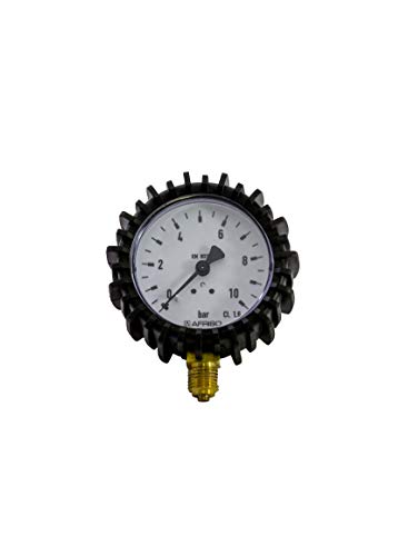 Manometer 0-10 Bar Druckmanometer G4/G5 Putzmaschine Anschluss unten von Handelskönig
