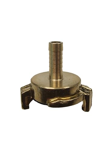 Handelskönig Messing-Kupplung 3/8" Zoll mit Tülle Schnellkupplung Schlauchkupplung Geka von Handelskönig