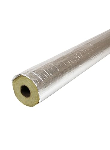 Rohrschale Mineralwolle ALU Dämmstärke: 30 mm Rohr: 35 mm Miwo Rohrisolierung Isolierung alukaschiert Dämmung Heizung von Handelskönig