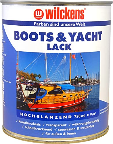 Wilckens Boots & Yachtlack 750 ml Bootslack Lack Kunstharz-Klarlack Yachtlack Kunstharzlack von Handelskönig