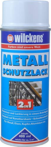 Wilckens Metall-Schutzlack 2in1 Weiß 400 ml Lackspray Schutzspray Korrosionsspray Spray von Handelskönig