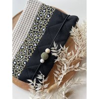 Wickeltasche, Windeltasche, Leo, Leopard , Boho, Babygeschenk, Windelclutch, Geschenk Zur Geburt, Windeltasche Mit Name von Handgemachtesmitlieb