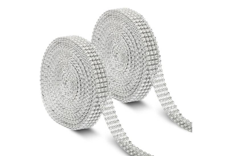 Handi Stitch Dekoobjekt Handi Stitch 2er Pack Strassband - Kristall Strasssteine Band zum (2 St) von Handi Stitch